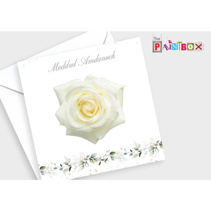 Meddwl Amdanoch - A Pensar em Ti, Cartões de Rosas e Flores x6 por atacado de The Paintbox