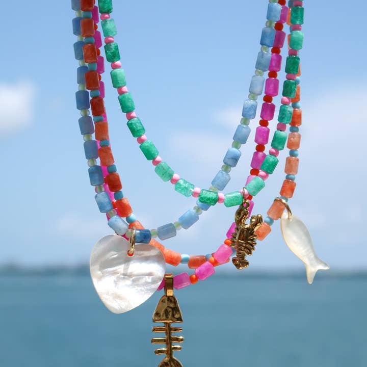 Cara O Sello Brand - Wholesale Pendant/Charm Necklace - The Tide Mix & Match Necklace2