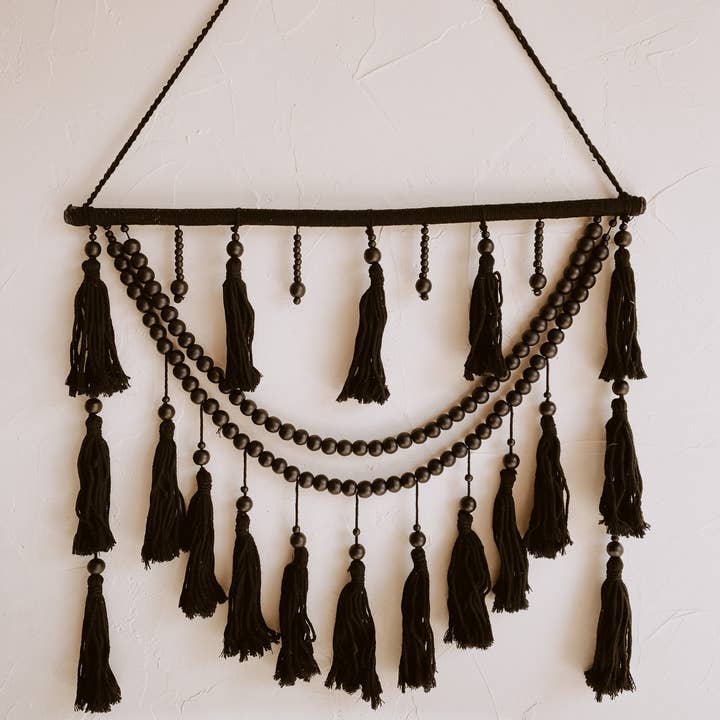 Village Thrive - Wholesale Tapestry/Textile - Ulu Tassel Wall Hanging1