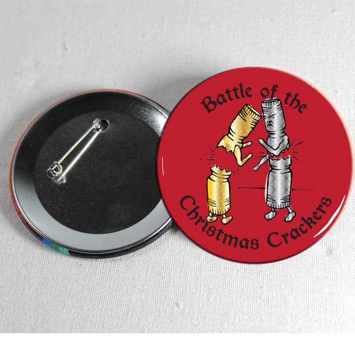 Kalan - Wholesale Lapel Pin/Button - BTK450 XM Battle of the Christmas Crackers