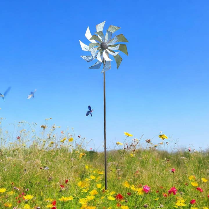Minster Stylish Living Ltd – wholesale Wind spinner – 59" Metal Windmill0