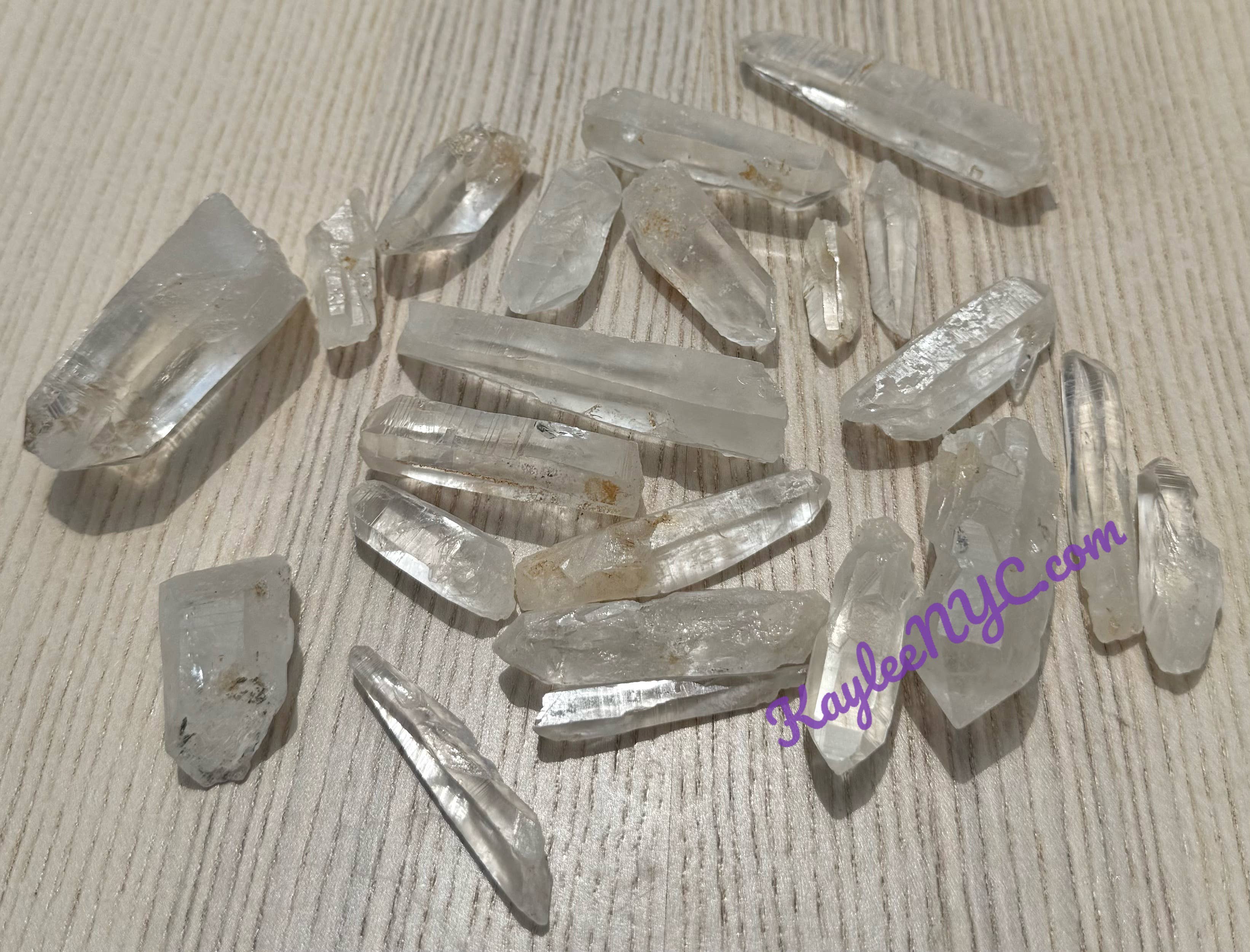 KayleeNYC - Wholesale Spiritual Stone/Crystal - Wholesale Lot 1 Lb Natural Lemurian Quartz Wand Raw Crystal7