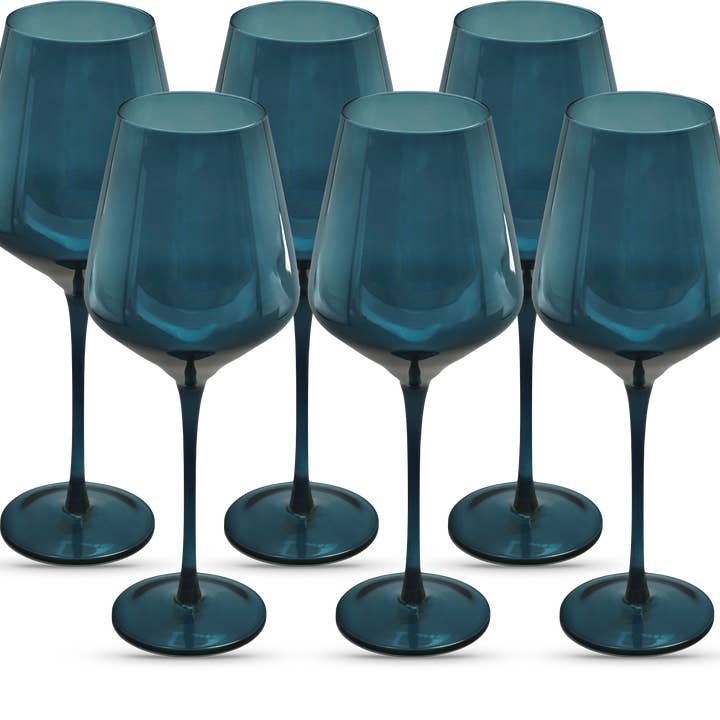 Saludi Glassware – wholesale Vinglas – Flerfärgade vinglas3