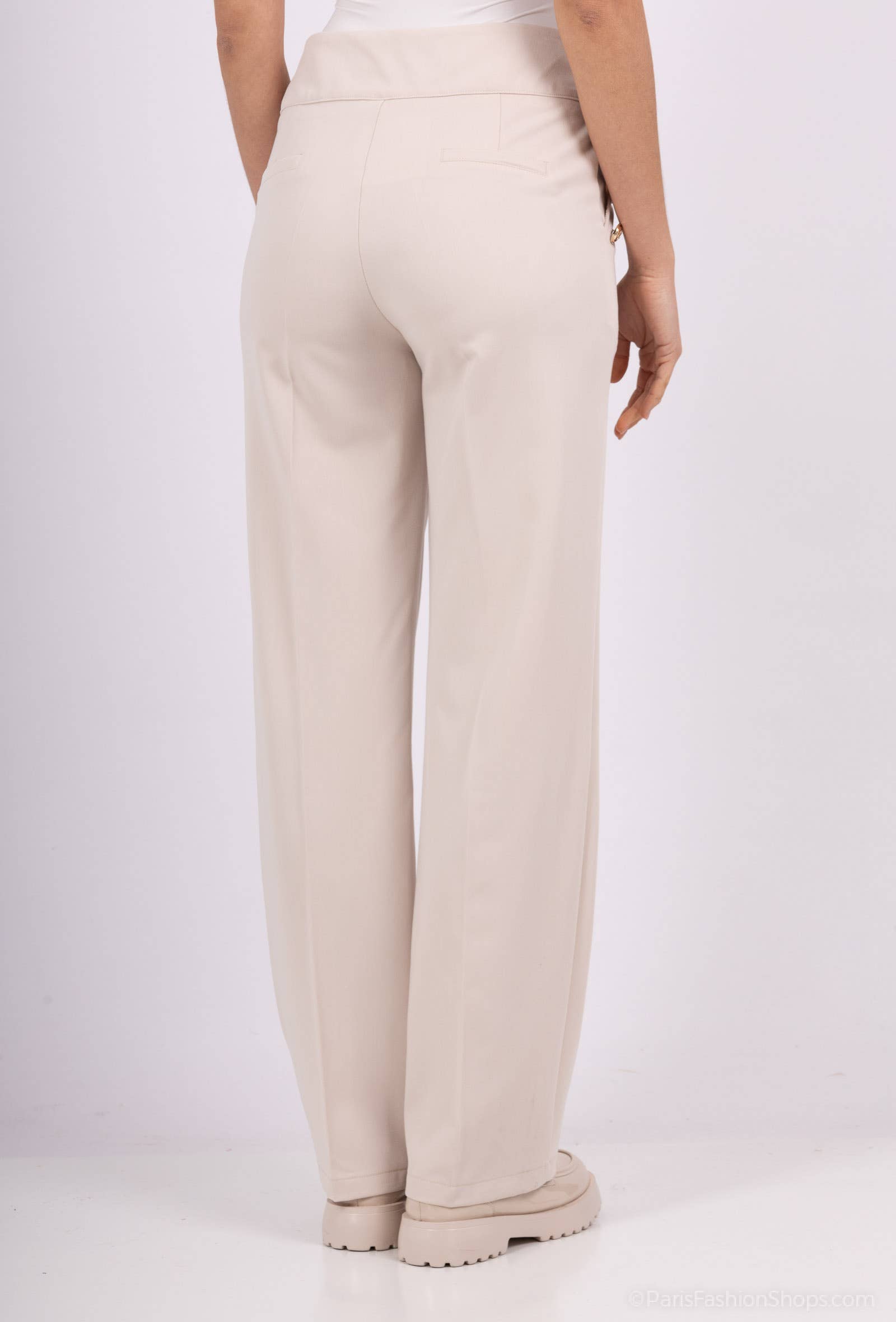 Afinity – wholesale Suit trousers – women's – Women's tailored pants with decorative buttons A3307PT–chic10