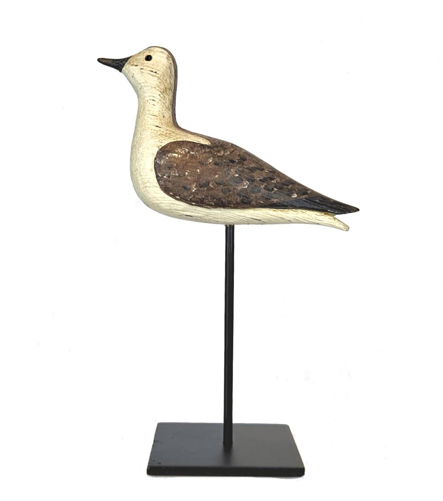 Three Points Design - Wholesale Decorative Figurine - Sanderling Shorebird Decoy - High Head1