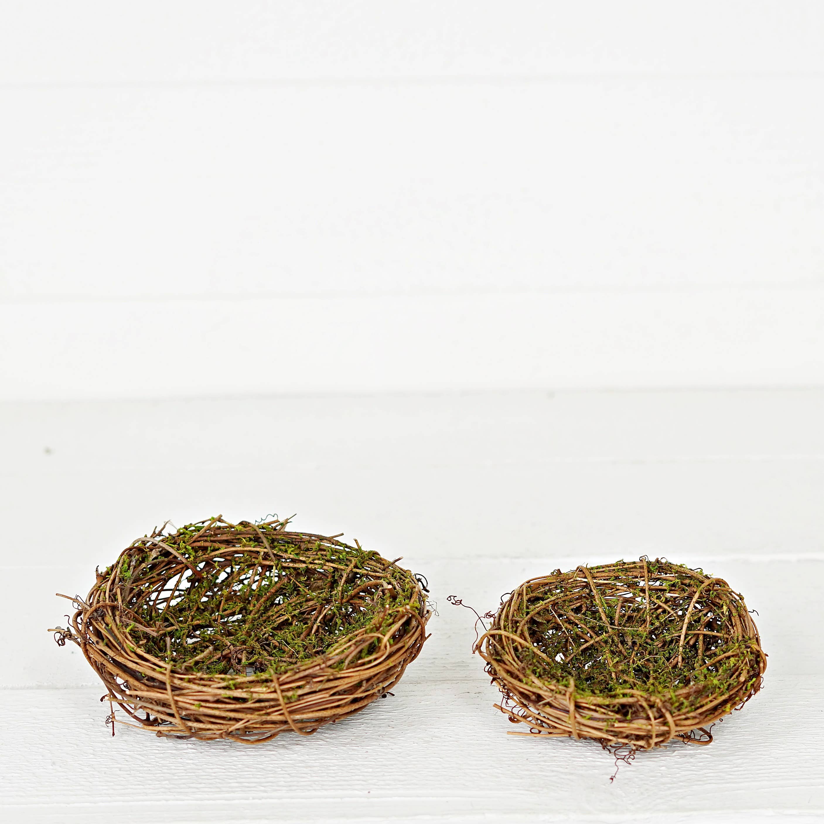 Holiday Depot Inc. - Wholesale Decorative Tabletop Object - M30926- 6nD Twiggy Bird Nest-Moss4
