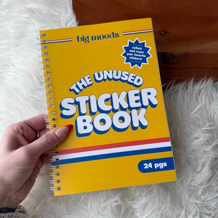 Big Moods - Wholesale Scrapbook - The Unused Sticker Book - Yellow0