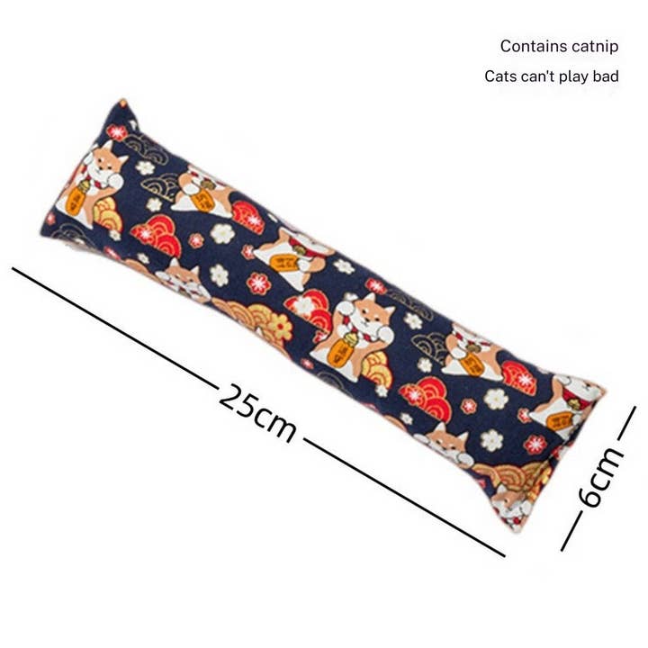 PAWPAWwholesale - Wholesale Pet Toy - Cat - Catnip Pillow Toy – Cat Kicker Chew & Scratch Toy_CWMM68013