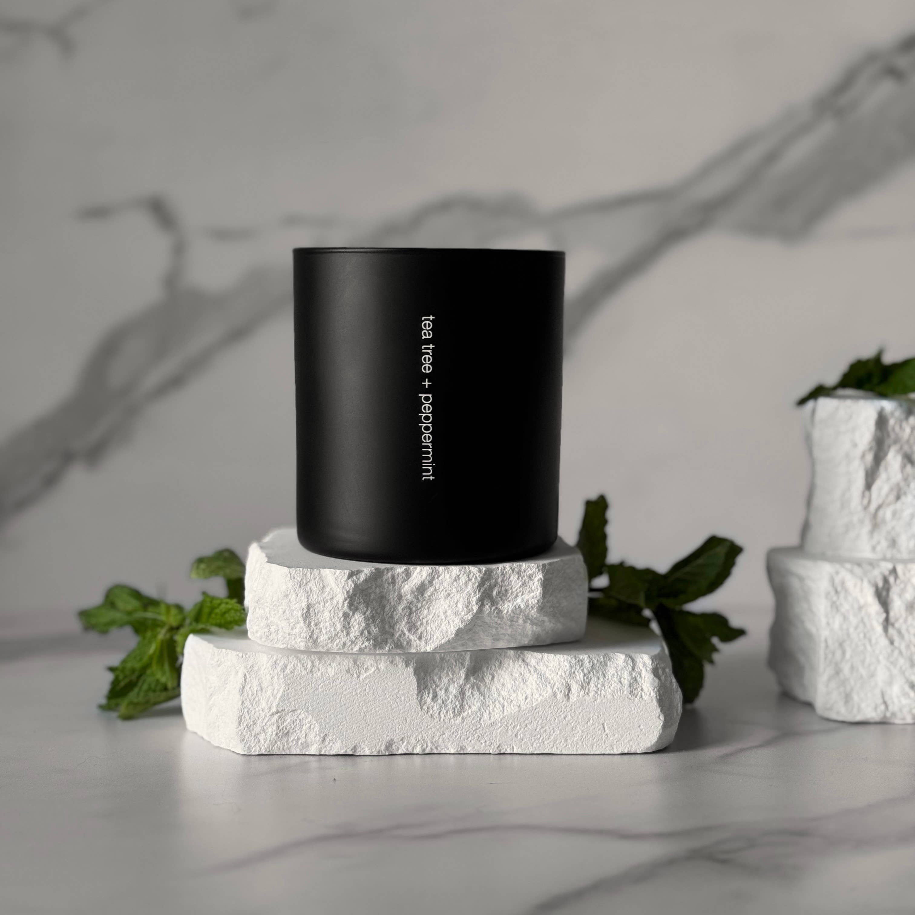 sable candle co. - Wholesale Jar/Filled Candle - Tea Tree + Peppermint 8oz Tumbler Soy Wax Candle1