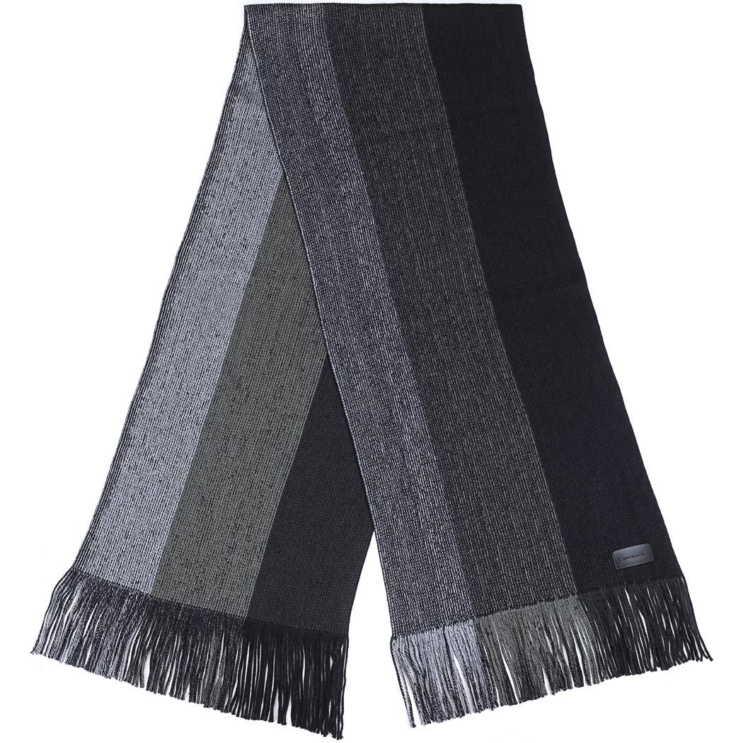 Mio Marino - Wholesale Scarf - Men's - King Striped Knit Scarf3