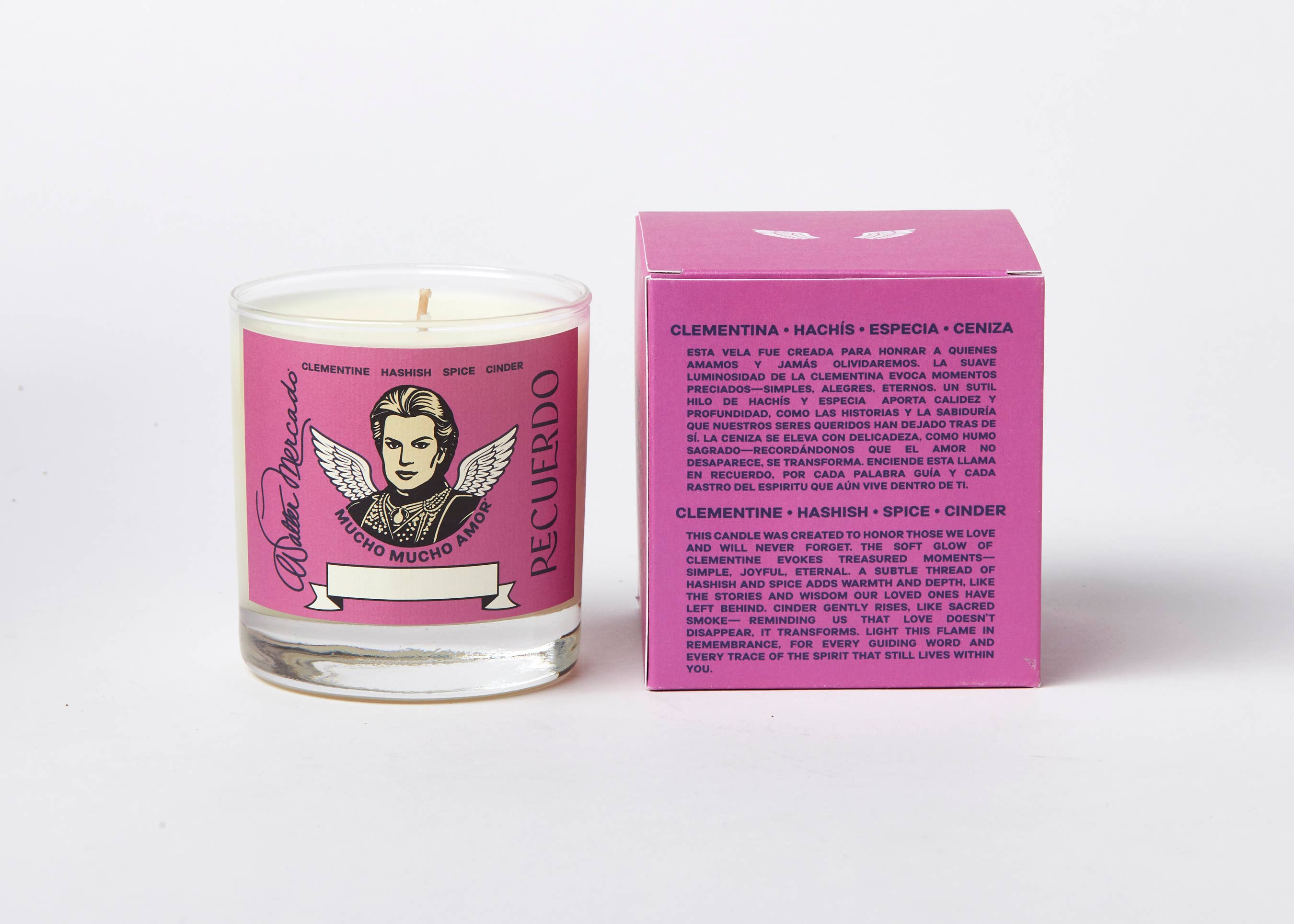 Walter Mercado - Wholesale Jar/Filled Candle - Walter Mercado - Recuerdo ( Remembrance ) Candle 2