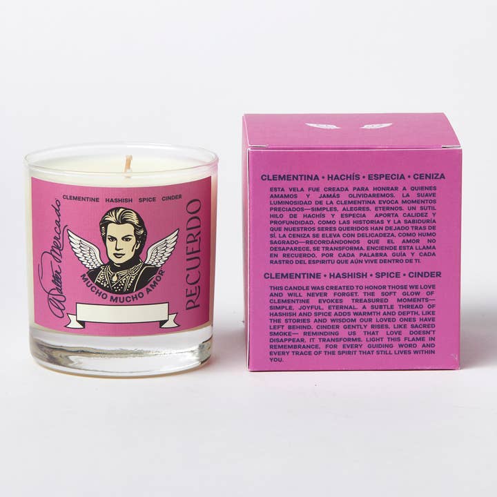 Walter Mercado - Wholesale Jar/Filled Candle - Walter Mercado - Recuerdo ( Remembrance ) Candle 2