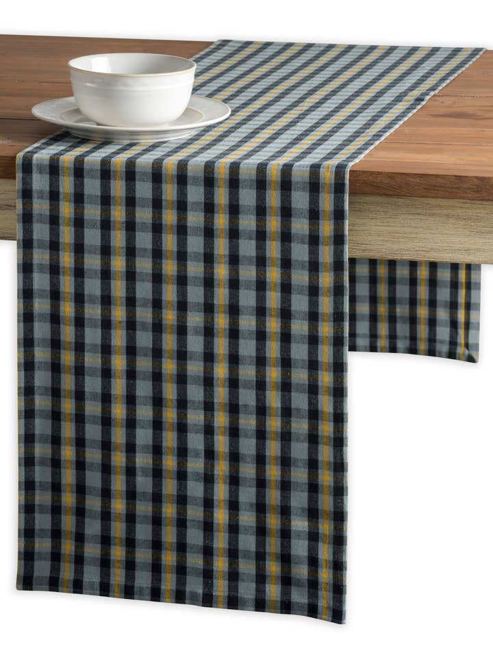 Table Runner - Single Layer - Stretch Limo Zealand for wholesale by MDH - Yarn Dyed Checks