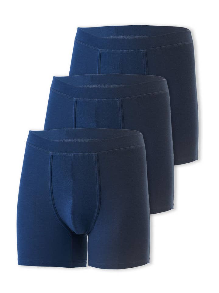 BOWENN | Baúl bóxer de algodón biológico y modal TENCEL™ en paquete de 3 para venta al por mayor de ORGANICATION