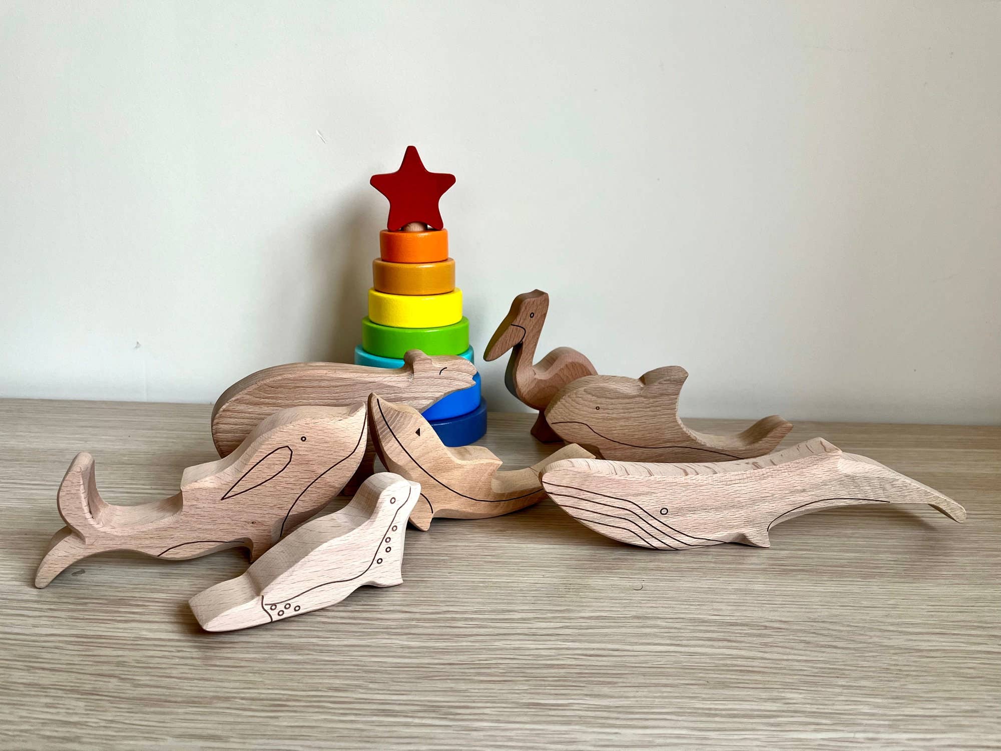 kidodido – Großhandel Holzspielzeug – Kinder – Spielzeug aus Holz, Meerestiere aus Holz, Tiere aus Holz8