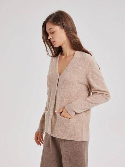 NAP Yak-Wool Pocket Cardigan for wholesale by NAP