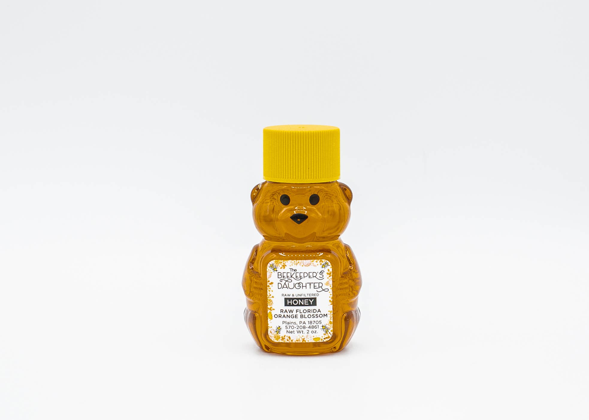 The Beekeeper's Daughter - Wholesale Honey - Mini Honey Bear - Raw Florida Orange Blossom Honey1