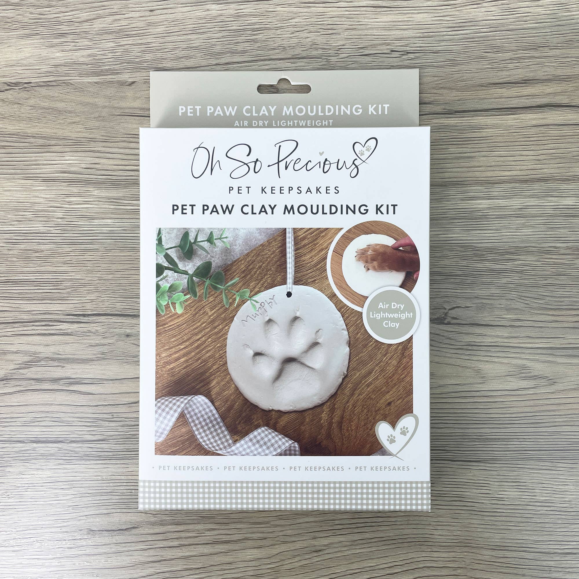 The Lovely Gift Group - Wholesale DIY Craft Kit - Clay Pet Paw Impression Moulding Kit1