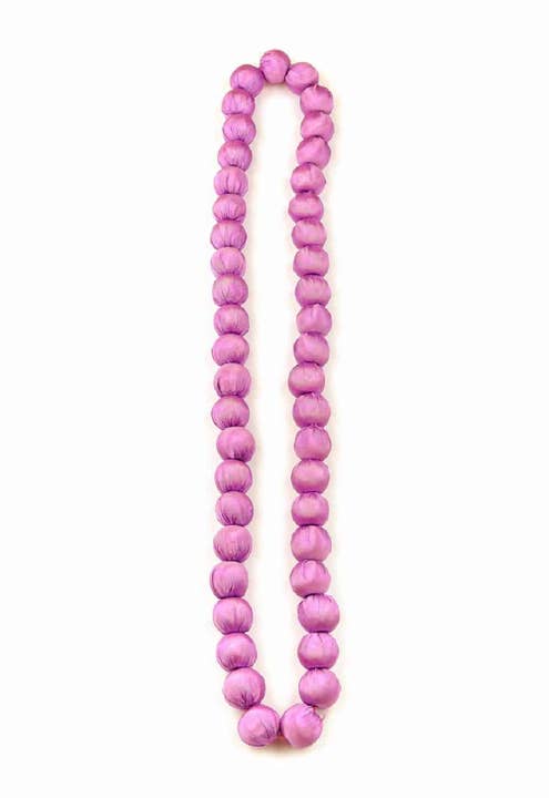Halskette Mega 8 aus Seide für den Großhandel von LOOM Fair Trade