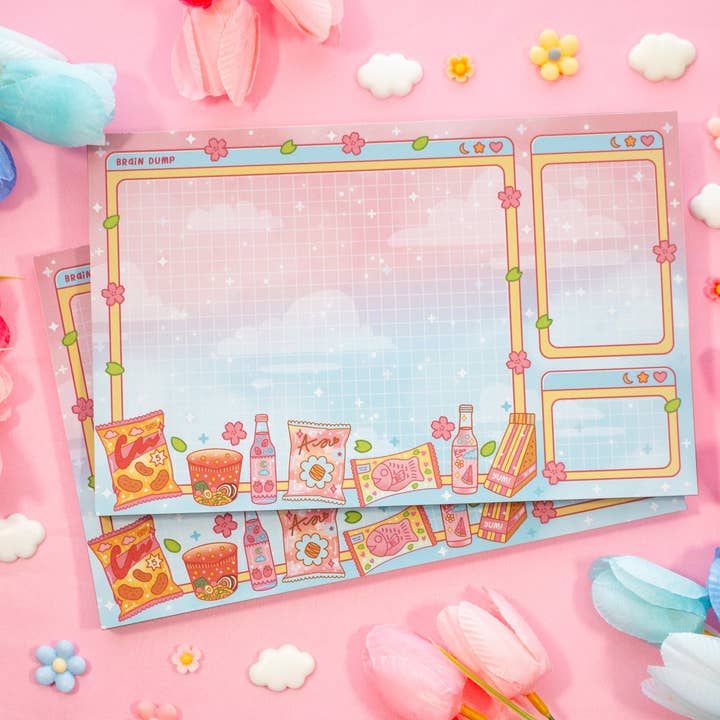 Unicorn Eclipse - Wholesale Planner - Mini Mart Brain Dump Planner Pad2