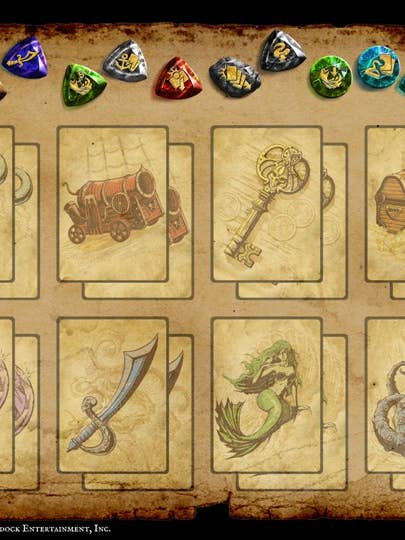 Dead Man's Draw Play Mat - 22 X 12 Inches for wholesale by Mayday Games