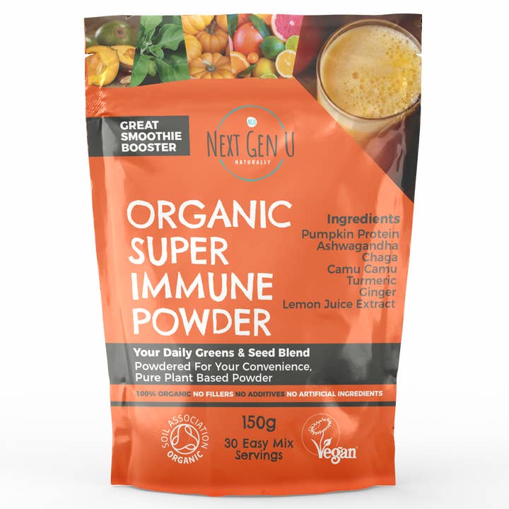 Organic Super Immune Powder 150g for wholesale by Next Gen U
