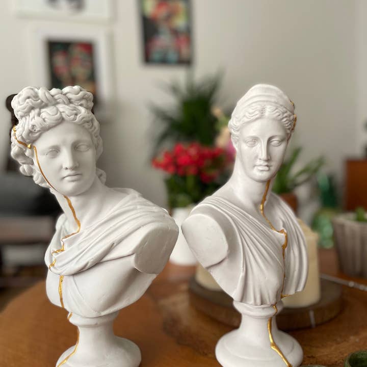 RomaArtSculptures – wholesale Skulptur – Stora Artemis och Apollo statyer skulpturer