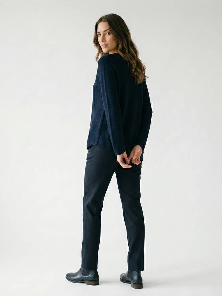 L'Emotion – wholesale Pullovertröja - Dam – Stickad Tröja Långärmad V-ringning Viskos18