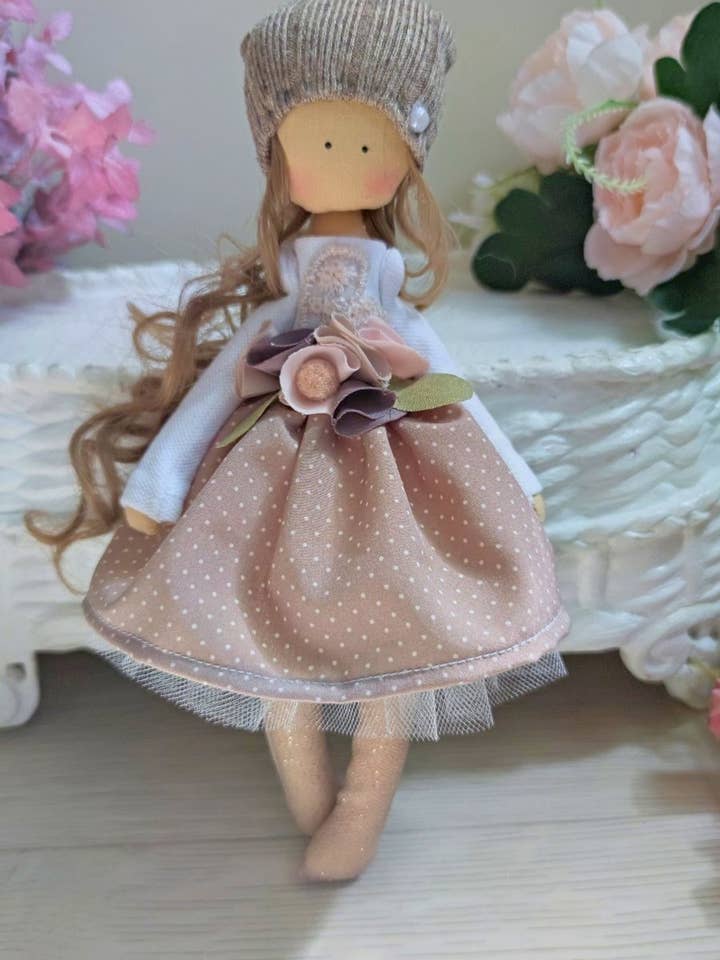 Handmade Doll, Cloth Doll, Fabric Doll, Textile Doll for wholesale by ChernikovaNataliya
