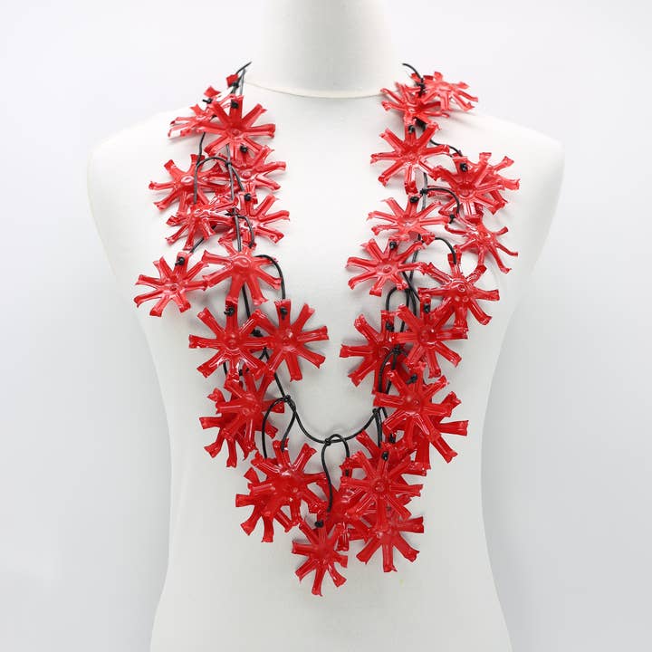 Jianhui London – wholesale Bib necklace – Jimi Hendrix Recycled Plastic Bottle Starfish Necklace3