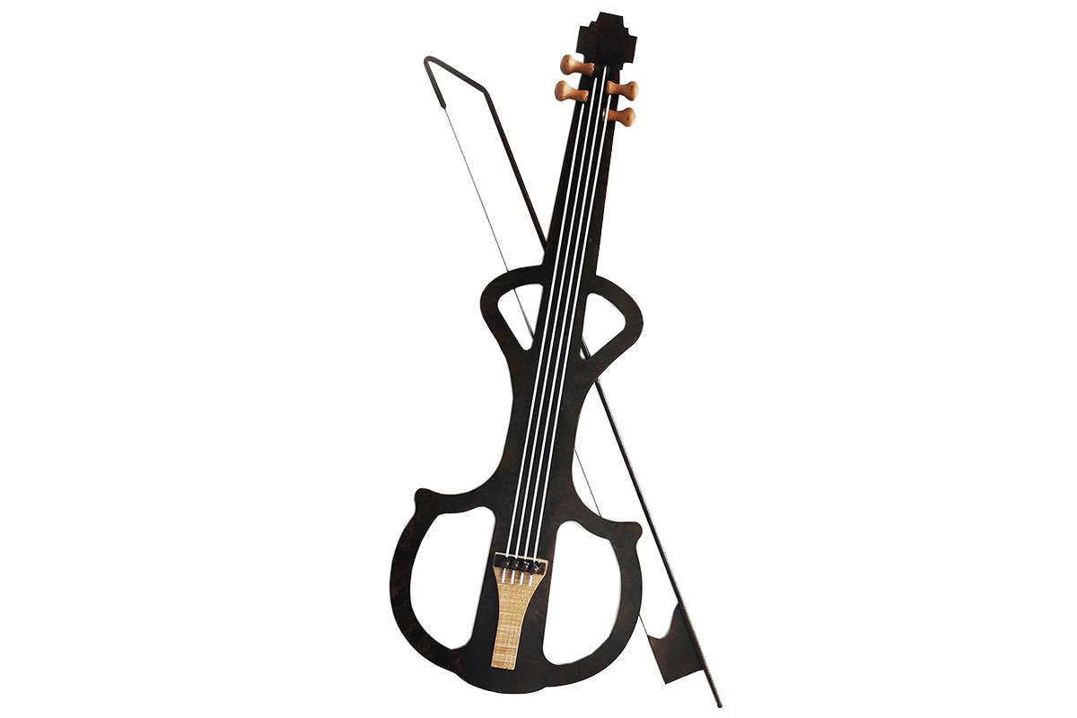 Socadis – Großhandel 3D-Wandkunst – DM1020 - Wanddekoration Metall Violine - Schöne Künste0