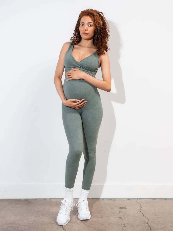 Vitality - Wholesale Pants – Maternity - Vitality Daydream® Maternity Pant - Spearmint Tea4