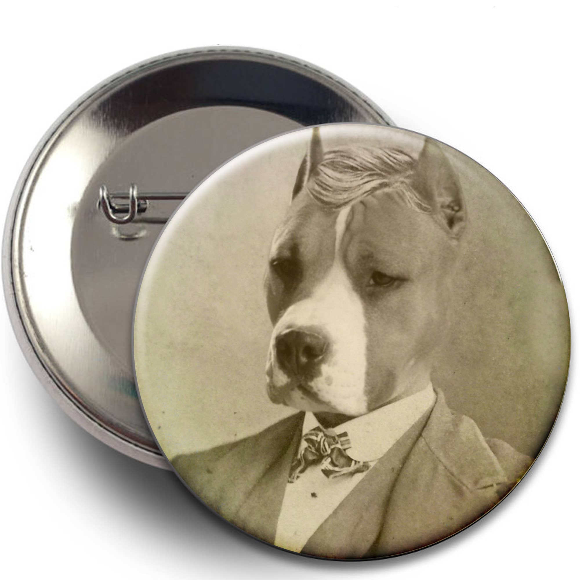 The Wild Oddisorium - Wholesale Lapel Pin/Button - Dog Buttons, Pins, Badges, POS, Funny Dogs in Clothes, Cute27