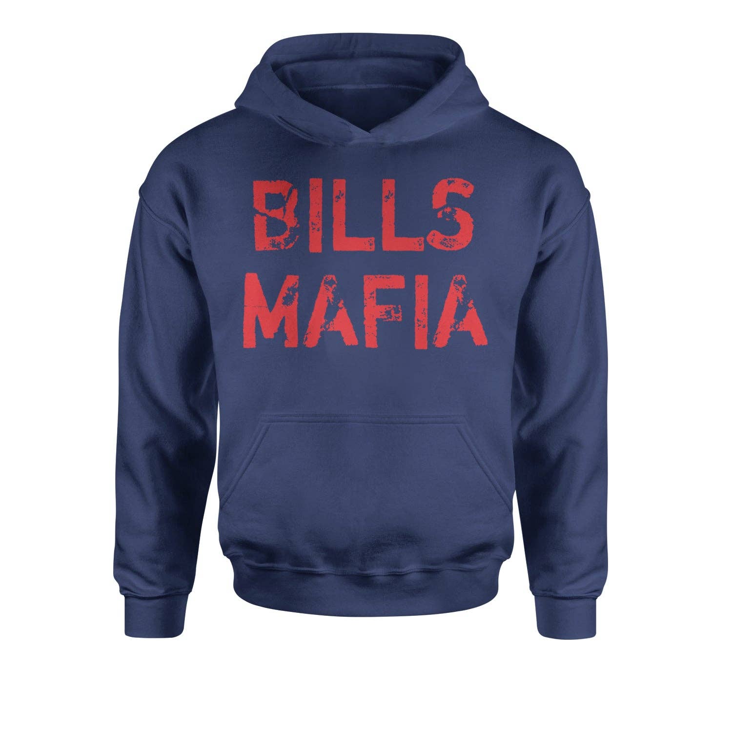 Expression Tees - Wholesale Hoodie - Kids - Distressed Bills Mafia Football Youth-Sized Hoodie4