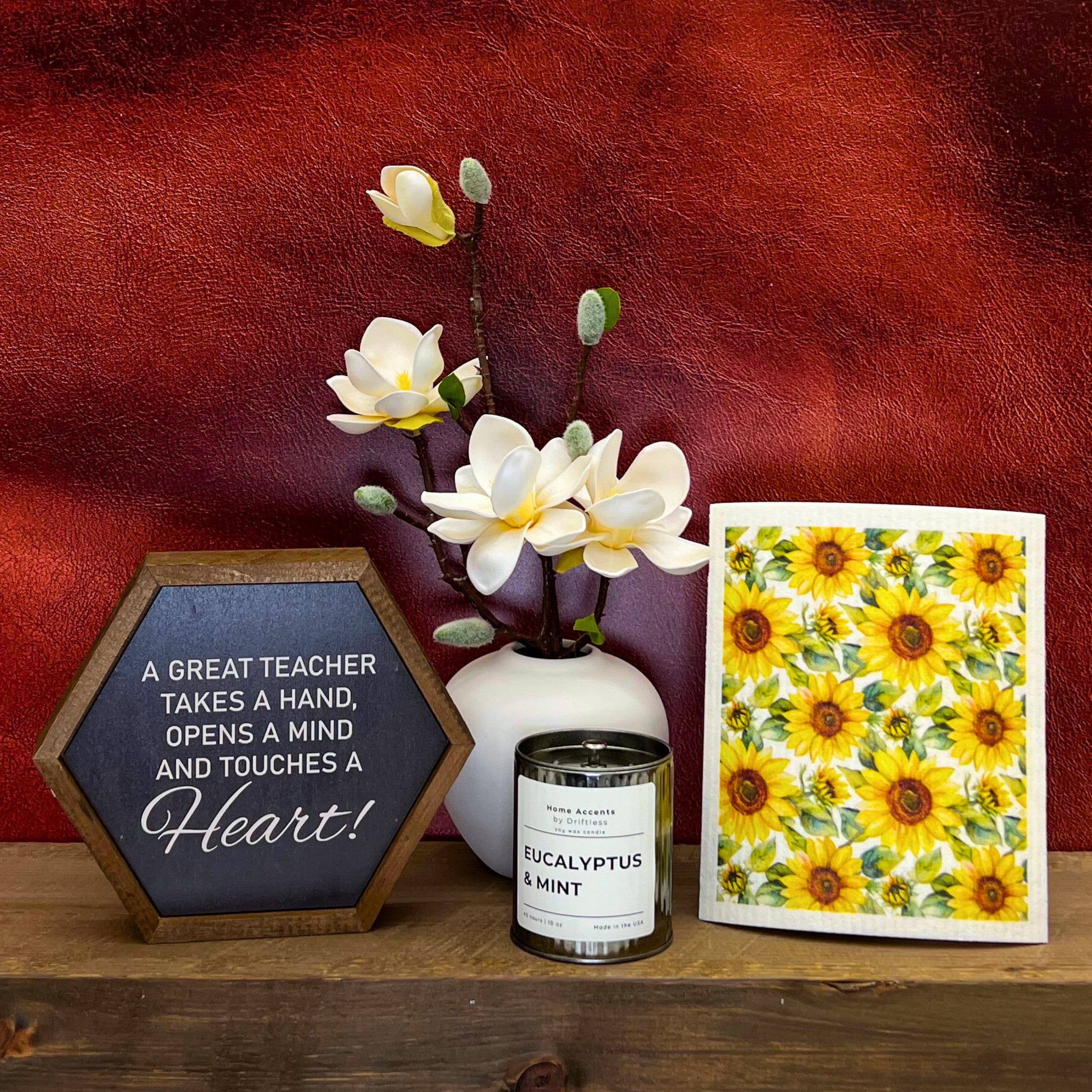 Home Accents By Driftless - Wholesale Jar/Filled Candle - Eucalyptus & Mint Soy Wax Candle - Farmhouse Decor Candles1