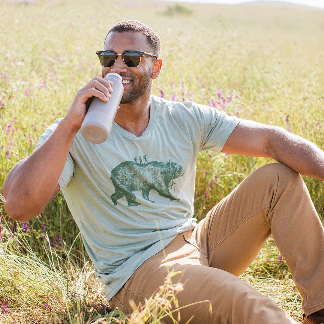 Silver Leaf Cliffhanger Sustainable T-Shirt for wholesale on Faire3