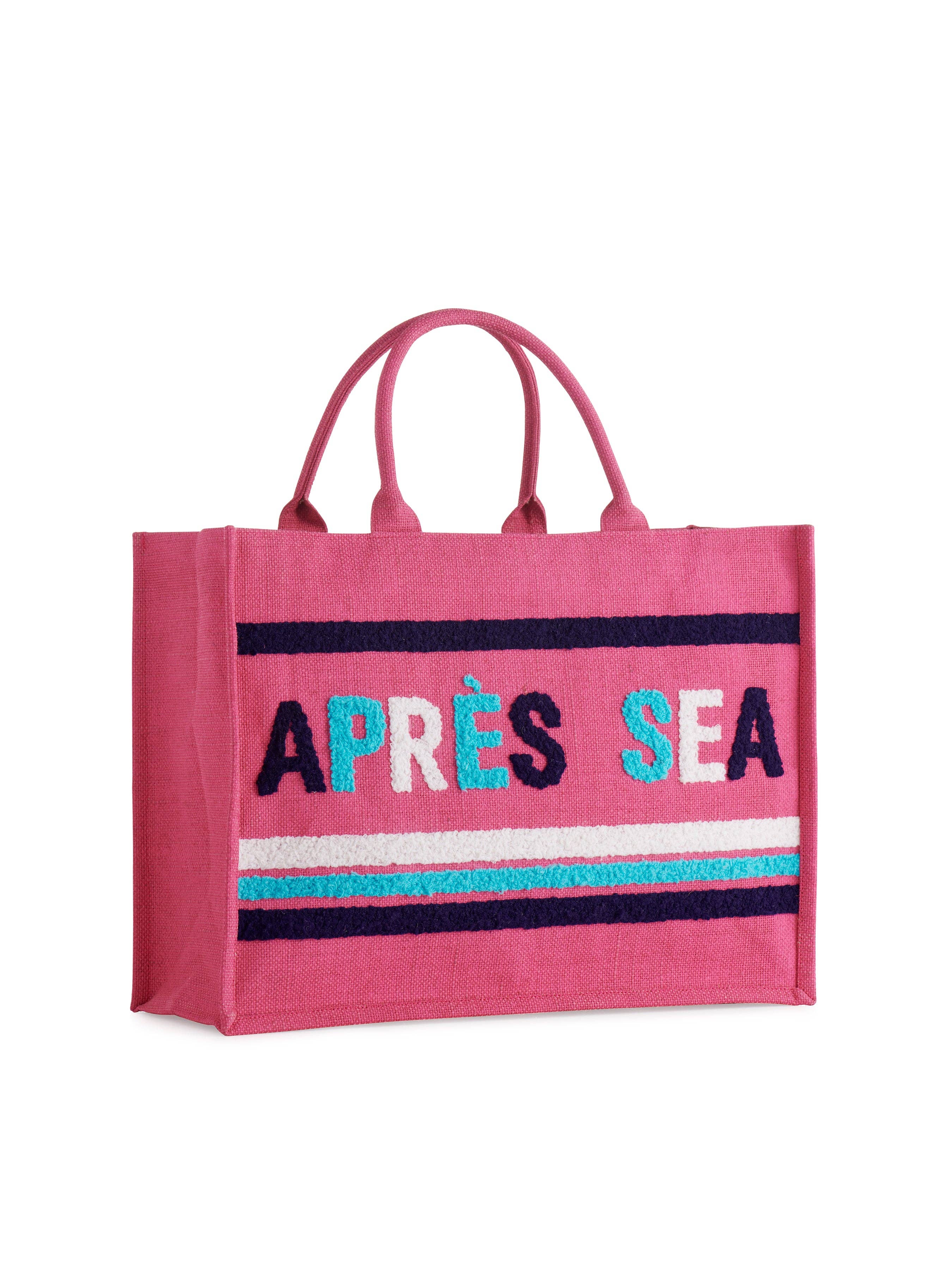Shiraleah - Wholesale Beach Bag - "APRÈS SEA" BEACH BAG, PINK0