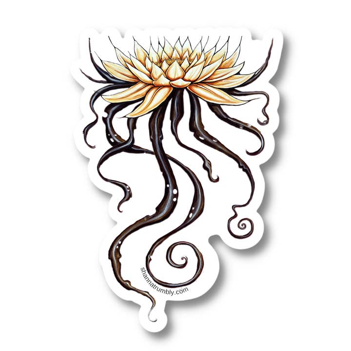 Lotus Sticker for wholesale by Shanna Trumbly