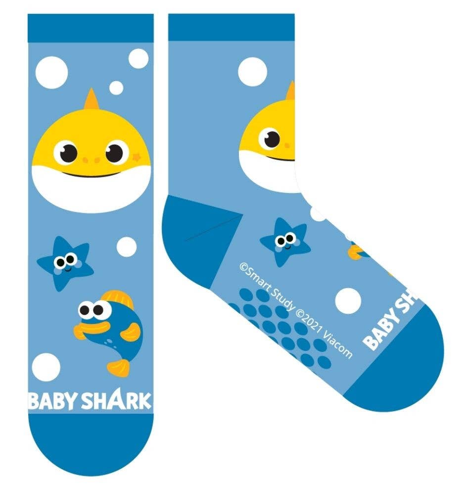 Evidence - Wholesale Socks - Kids - Baby Shark Non-Slip Plush Regular Socks0