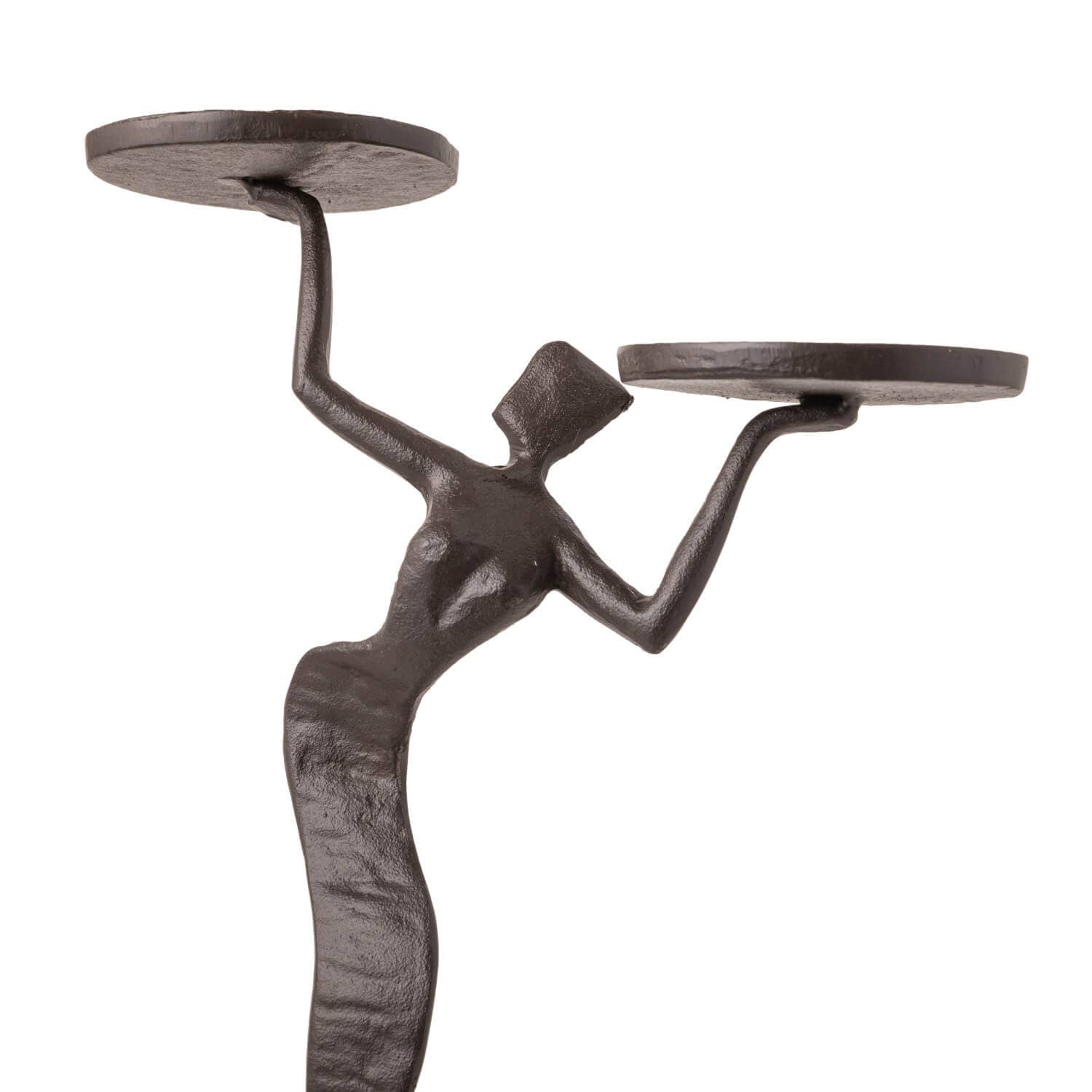 Danya B - Vente Bougeoirs - Fancy Lady Porte-bougie double en fonte4