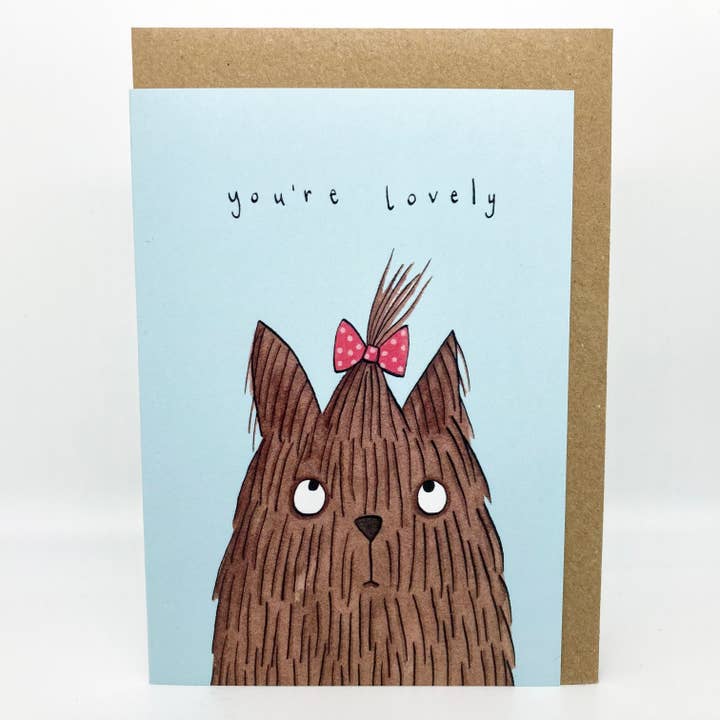 Du är härlig hund med båge för wholesale av Holly Swain