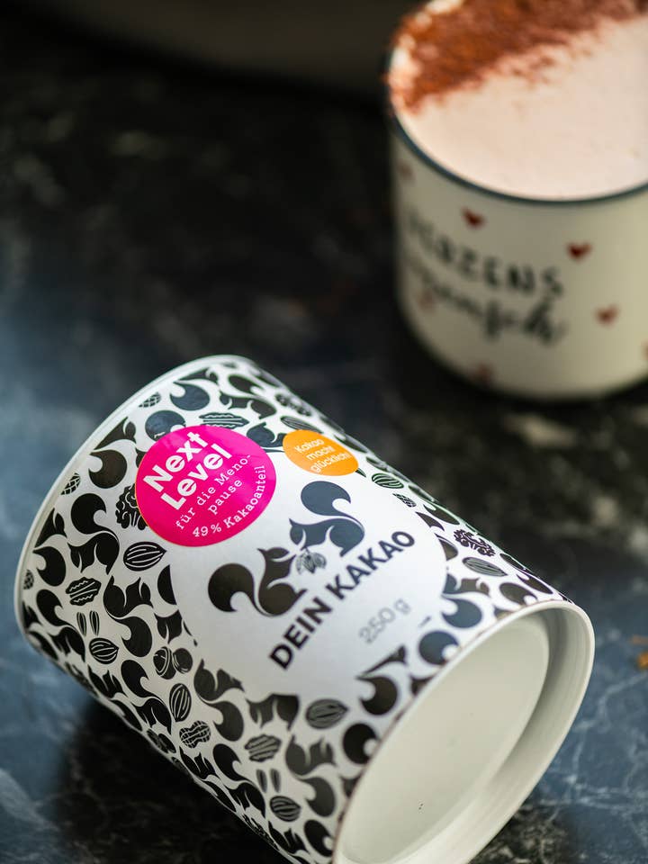 Next Level Chocolate Powder | Your Vegan Cocoa | Menopause for wholesale by Dein Kakao