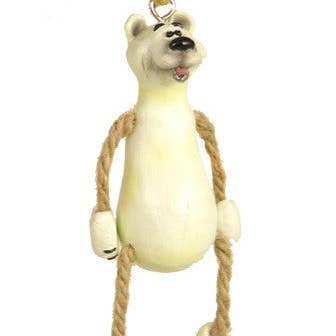 Ornement Ours Polaire Bac 039 pour la vente par J Devlin Glass Art & Bert Anderson Collection