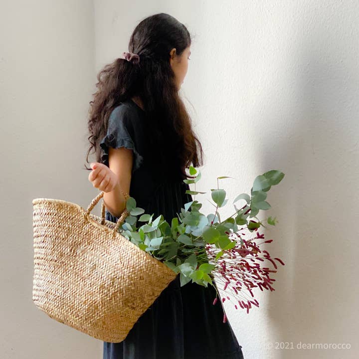 French market basket // Moroccan bag //Natural for wholesale by dear Morocco