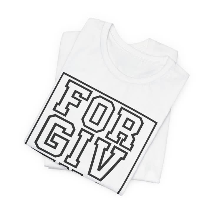Optime Plus LLC - Wholesale Screen Printed T-Shirt - Unisex - Forgiven | Salvation & Grace Tee8