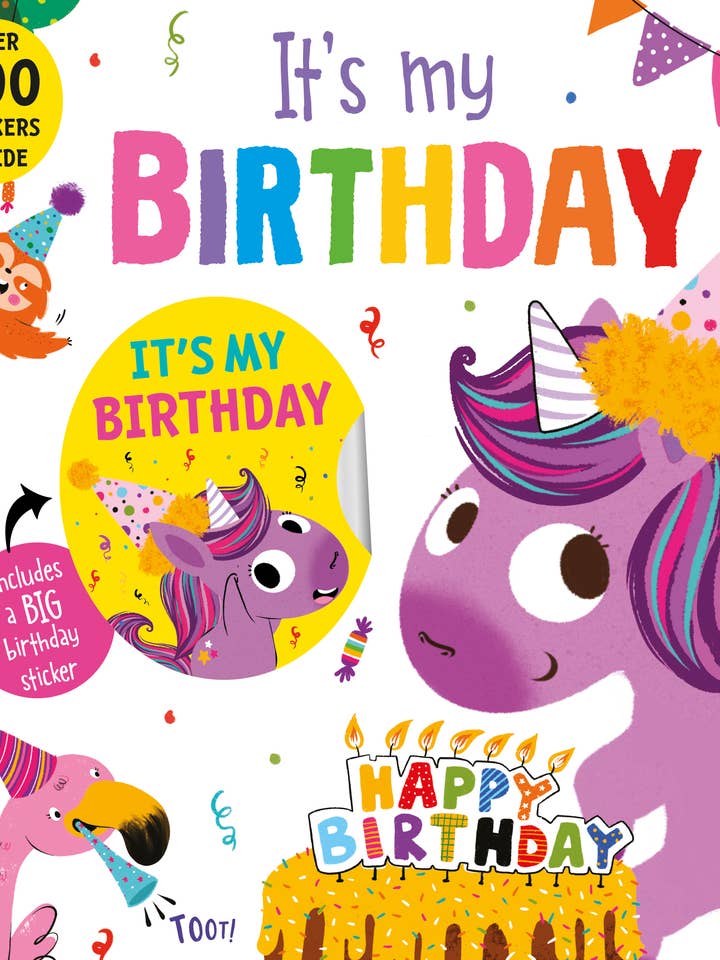 It's My Birthday (Unicorn cover) for wholesale by Sourcebooks