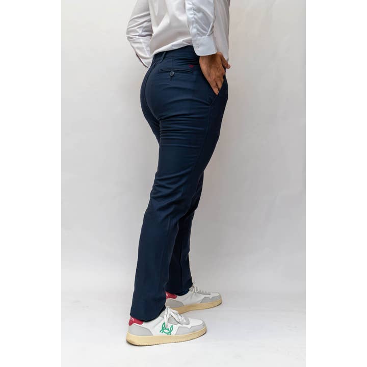 Pantaloni chino blu navy strutturati | Conde per la vendita all'ingrosso da parte di Custi Mikelo: Men's Clothing & Christmas Gifts
