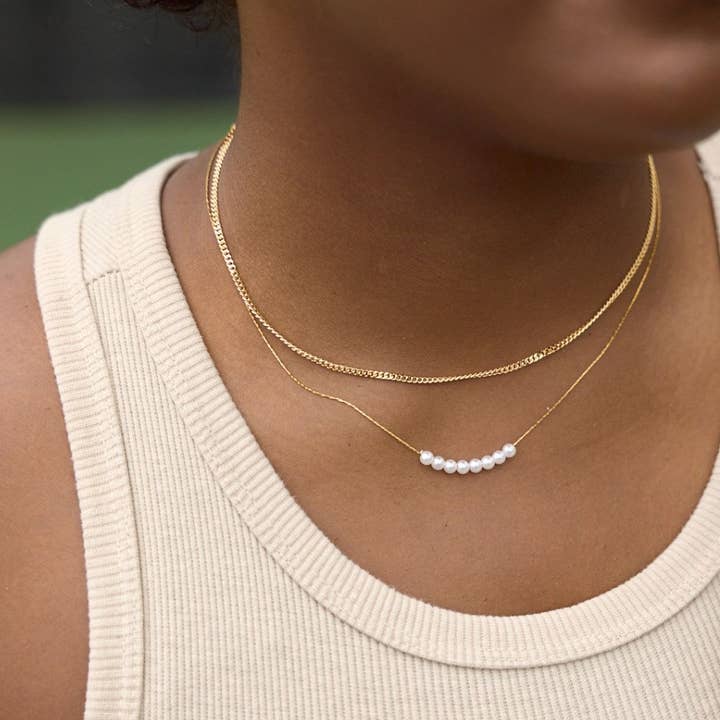 Nikki Smith Designs - Vendita all'ingrosso Collane di perline/perle - Collana di perle Nina Dainty1