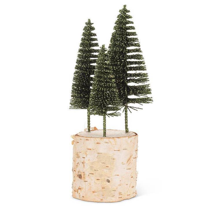 Trío de Árboles de Pincel con Purpurina Verde Bosque para venta al por mayor de Abbott