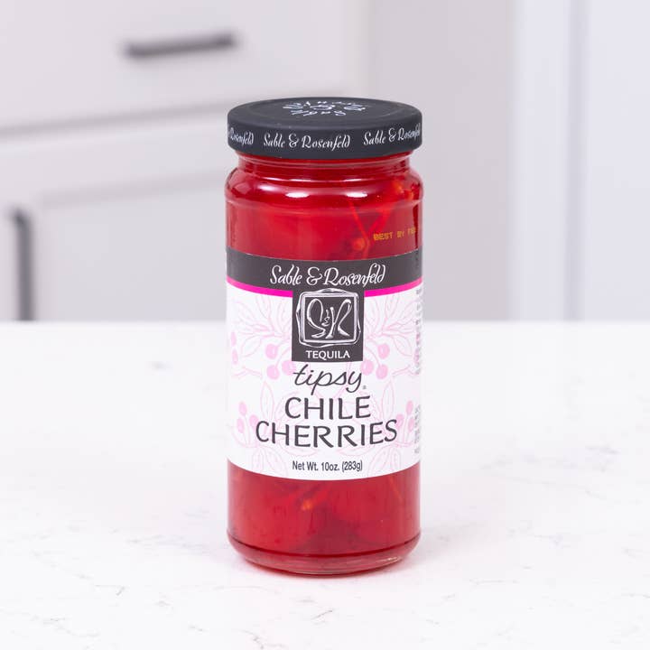 Sable and Rosenfeld est.1970 - Wholesale Cocktail Mix/Syrup - Sable & Rosenfeld Tequila Tipsy Chile Cherries 10 oz / 61